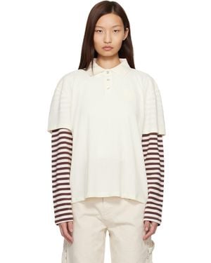 Sandy Liang Off- Dew Polo - Natural