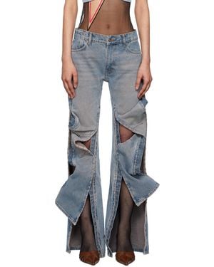 Y. Project Hook-Eye Jeans - Blue