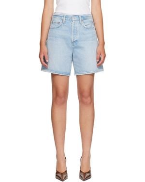 Agolde Dame Denim Shorts - Blue