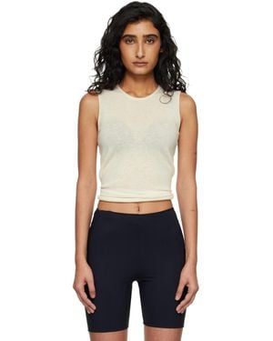 Skims Off- Featherweight Cashmere Sleeveless Top - Black
