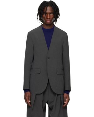 RAINMAKER KYOTO Stand Collar Belted Coat in Black for Men | Lyst