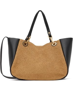 Rag & Bone ベージュ＆ブラック Revival Summer City トートバッグ - ブラウン