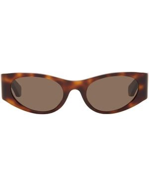 Loewe Flash Small Cateye Sunglasses - Brown