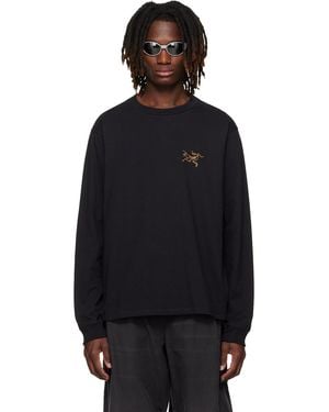 Arc'teryx Kragg Cotton Ls T-Shirt - Black