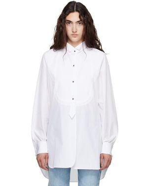 Maison Margiela Tuxedo Cotton Shirt - White