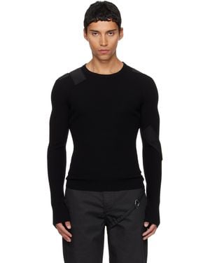 HELIOT EMIL Pull Glare Noir En Tricot