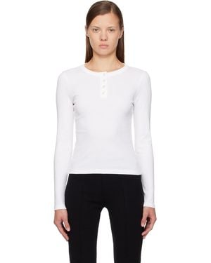 Flore Flore Jess Longsleeve Henley - White