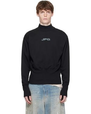 Jean Paul Gaultier Cropped Sweatshirt - Black