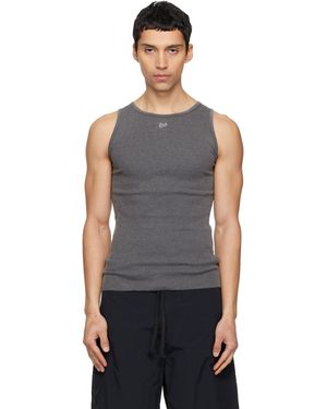 ERL Logo Patch Tank Top - Black