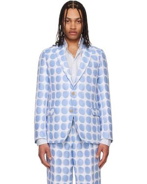 Walter Van Beirendonck Sharp Blazer - Blue