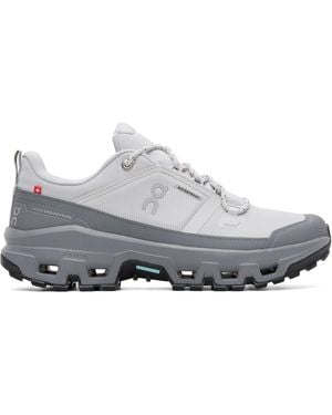 On Shoes Cloudrock Low Waterproof Sneakers - Gray