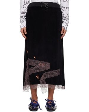 Venice Roots Midi Skirt - Black