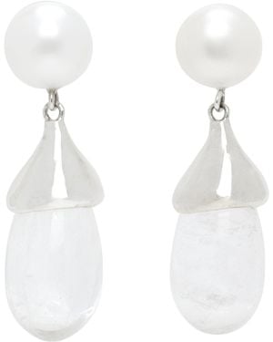 Sophie Buhai Audrey Earrings - White