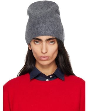 Loulou de Saison Yana Wool Blend Beanie - Blue