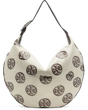 Tory Burch T Monogram Balloon Bag - Metallic