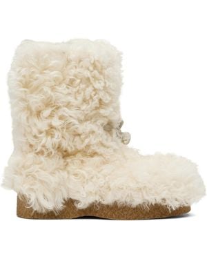 Bottega Veneta Off- Torino Boots - Natural