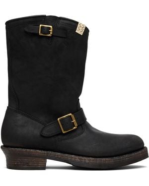 Visvim T.W.O. Folk Boots - Black
