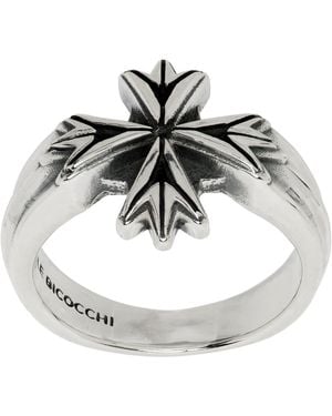 Emanuele Bicocchi Logo Ring - Metallic