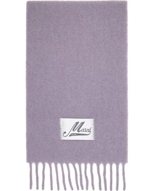 Marni Alpaca Scarf - Purple