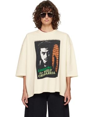 Willy Chavarria Off- 'Looking For Willy' Northsider T-Shirt - Black