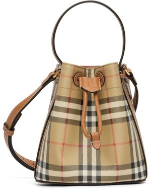 Burberry Sac À Cordon Coulissant - Métallisé