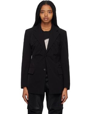 we11done Gathered Blazer - Black