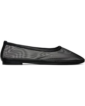 STAUD Alba Ballerina Flats - Black