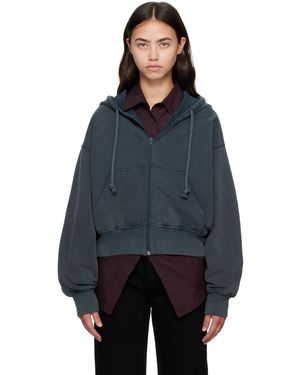 Acne Studios Zipper Hoodie - Black