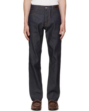 Lanvin Straight-Leg Jeans - Blue