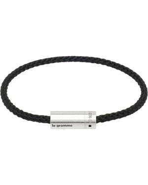 Le Gramme Nato Cable 'Le 7G' Bracelet - Black