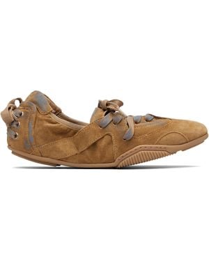 Acne Studios Lace-Up Suede Sneakers - Black