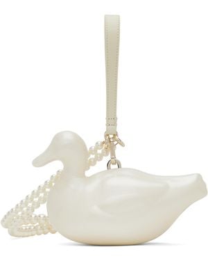 Simone Rocha Off- Duck Clutch - White