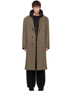 Lemaire Chesterfield Coat - Black