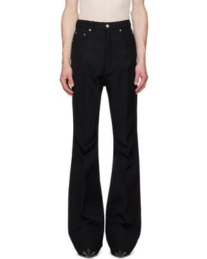 Rick Owens Tower Bolan Bootcut Trousers - Black