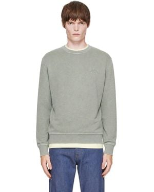 A.P.C. Loose-Fit Logo Sweatshirt - Grey