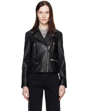 Ksubi Amplify Leather Jacket - Black