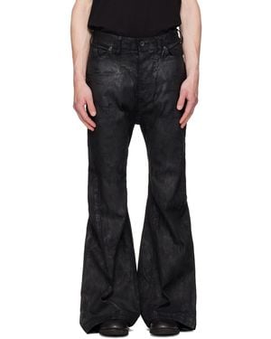 Julius Jean Jet Noir En Denim Enduit