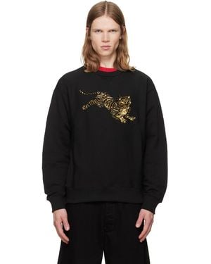 KENZO Paris Jumping Tiger' Sweatshirt - Black