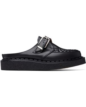 George Cox Alaska Mule Loafers - Black