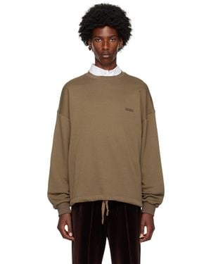 ZEGNA ブラウン クルーネック スウェットシャツ - マルチカラー