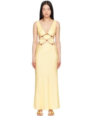 Bec & Bridge Agathe Diamond Maxi Dress - Black