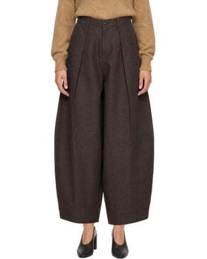 YMC Pantalon Deadbeat Brun - Noir