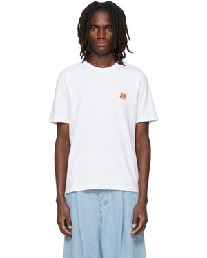 Maison Kitsuné Fox Head Regular T-Shirt - White