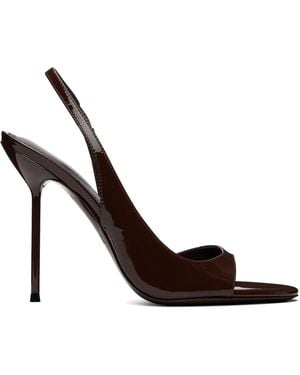 Paris Texas Lidia Slingback 105 Heeled Sandals - Metallic