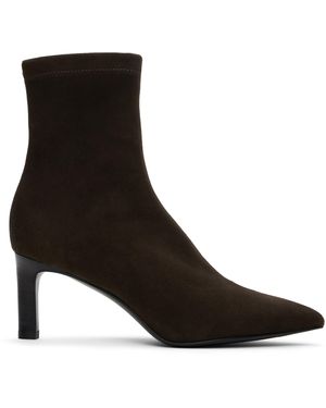 Rag & Bone Bottes Britt Brunes En Suède - Noir