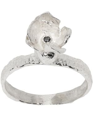 Elhanati Conie Vallese Edition Jardín Tulip Ring - Metallic