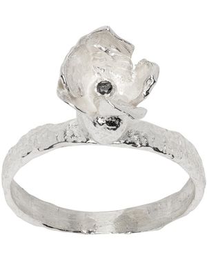 Elhanati Conie Vallese Edition Jardín Tulip Ring - Metallic