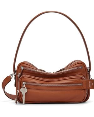 Acne Studios Tan Camero Party Shoulder Bag - Brown