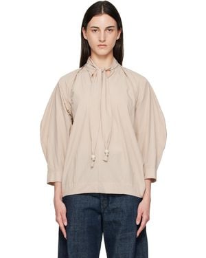 Lemaire Scarf Blouse - Natural