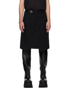 Rick Owens Tower Skirt - Black